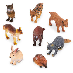 8 Pcs Forest Animals 4-9Cm-Animal Figures-Terra-62243499379