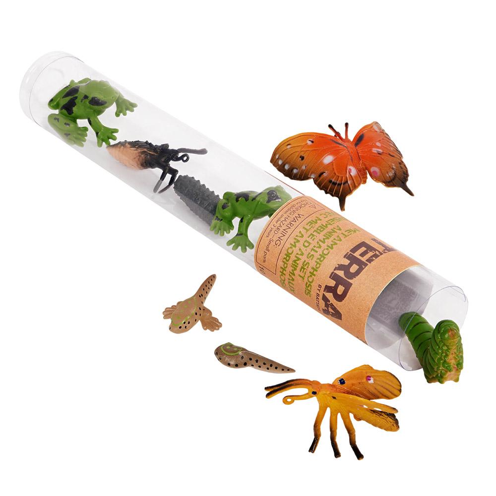 10 Pcs Metamorphosis Animals 4-8 Cm-Animal Figures-Terra-62243499485