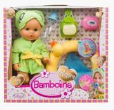Bambolina Amore 30Cm Bath Baby Doll With Bathing Set-Dolls & Accessories-Bambolina-4895167989963