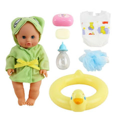 Bambolina Amore 30Cm Bath Baby Doll With Bathing Set-Dolls & Accessories-Bambolina-4895167989963