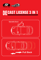P.Joy V.Vroom Diecast Msz Licen 3Pc 1/43