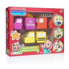 Cocomelon Build & Reveal Musical Vehicles-Baby, Toddler & Preschool-CoComelon-5055394020290