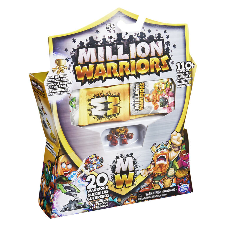 Million Warriors Starter Pack Fig Asst.(Assorted - Includes 1) by Million Warriors for kids - educational