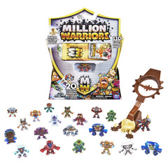 Million Warriors Starter Pack Fig Asst.(Assorted - Includes 1)-ACTION FIGURES & PLAYSETS-Million Warriors-778988375907