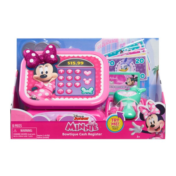 Disney-"Minnie Mouse Bowtique Cash Register "-Dolls & Accessories-Minnie Mouse-886144899294