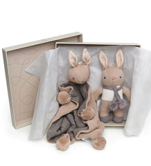 Baby Threads Taupe Bunny Gift Set-Baby, Toddler & Preschool-Sweet Pea-5060588640819