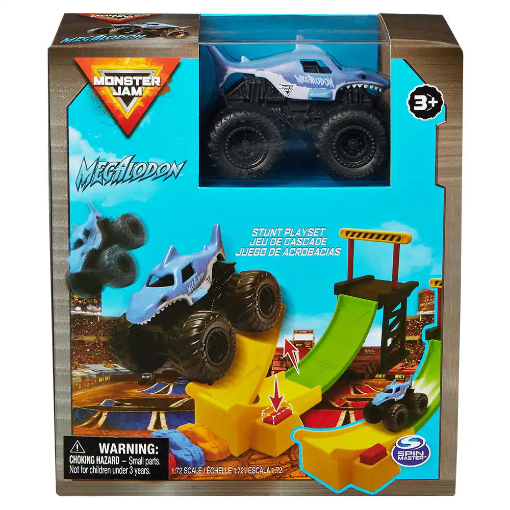 Monster Jam 1:72 Truck Stunt Plyst Asst.(Assorted - Includes 1)-Cars & Vehicles-Monster Jam-681147036611