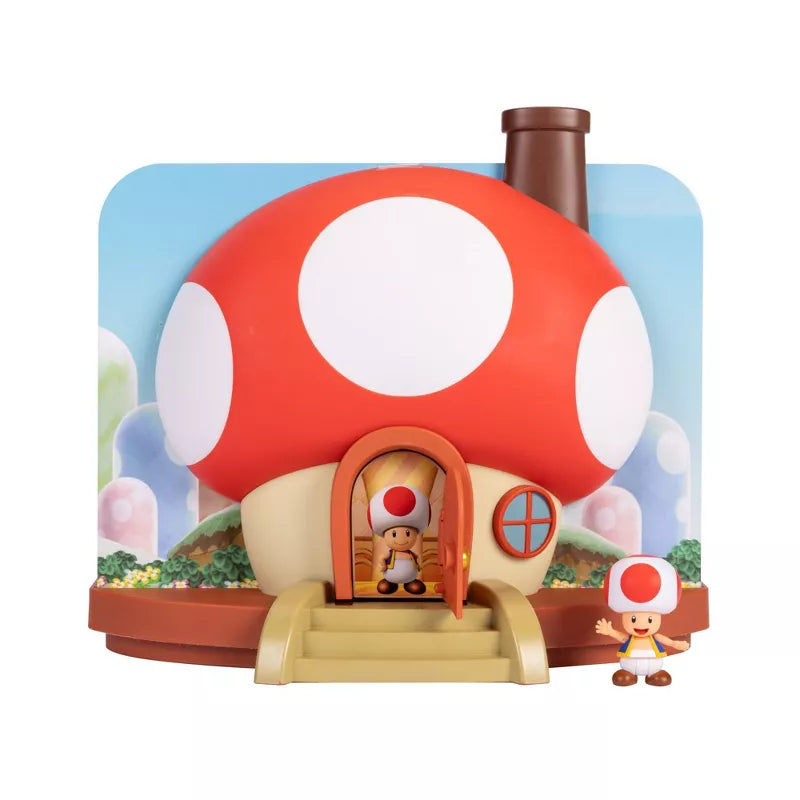 Nintendo 2.5" Toad House Playset Dlx-ACTION FIGURES & PLAYSETS-World of Nintendo-