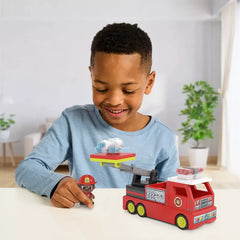 Tile Town Fire Truck Lights & Sounds Tile Set-ACTION FIGURES & PLAYSETS-Tile Town-