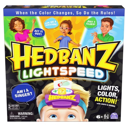 Game Hedbanz Light Speed-Spin Master Games-778988456040