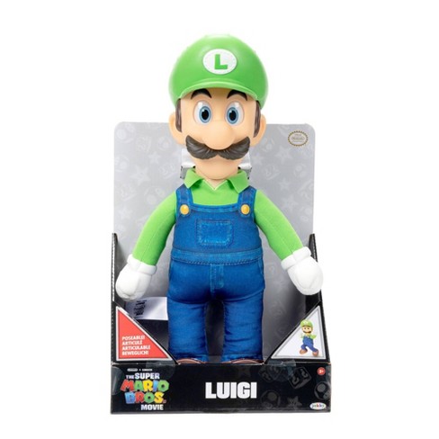 Nintendo Super Mario Movie Plsh 15Luigi-Plush Toys-World of Nintendo-192995416284