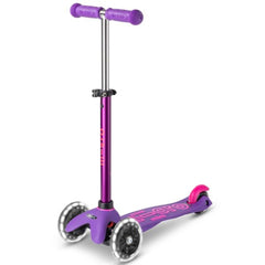 Mini Deluxe Led Purple Pink-Ride-On & Scooters-Micro-7630053550400