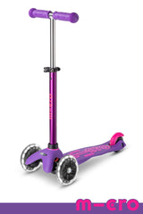 Mini Deluxe Led Purple Pink-Ride-On & Scooters-Micro-7630053550400