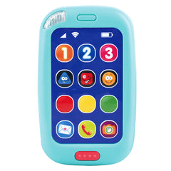PLAYGO BABY TOUCH LEARNING PHONE B/O * (EN+FR) (BLUE)