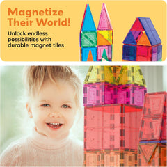 PICASSO MAGNETIC TILES BLDG BLOCKS 60PCS