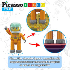 PICASSO MAGNETIC ASTRONAUT FIGURES 4PCS