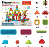 PICASSO MAGNETIC BLOCKS HEDGHOG 120PCS