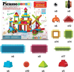 PICASSO MAGNETIC BLOCKS HEDGHOG 120PCS