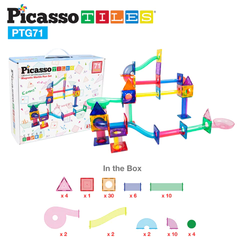 PICASSO MAGNETIC MARBLE RUN 71PCS
