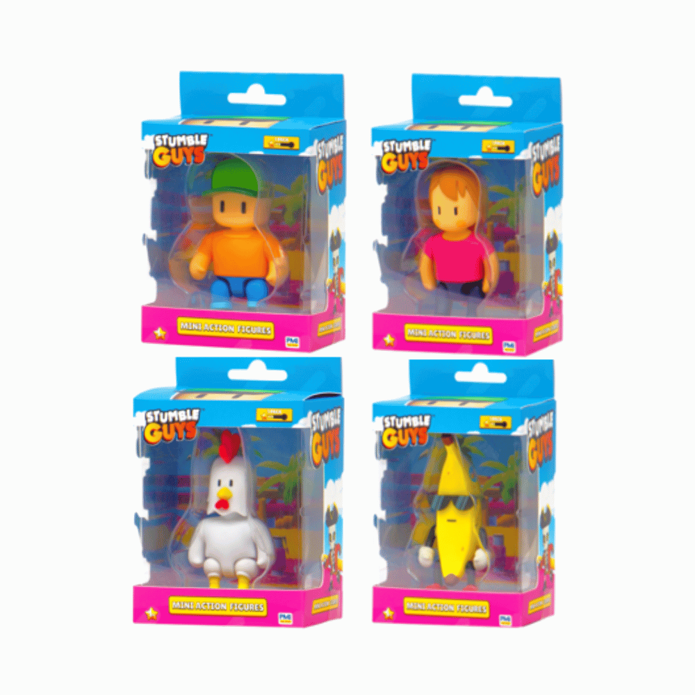 Stumble Guys Mini Action Fig 3"1-Pk Asst(Assorted - Includes 1)-Stumble Guys-810128421997