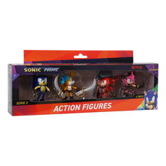 Sonic Figure Action 4Pack Window Box 3-Action Figures-PMI-810128421645