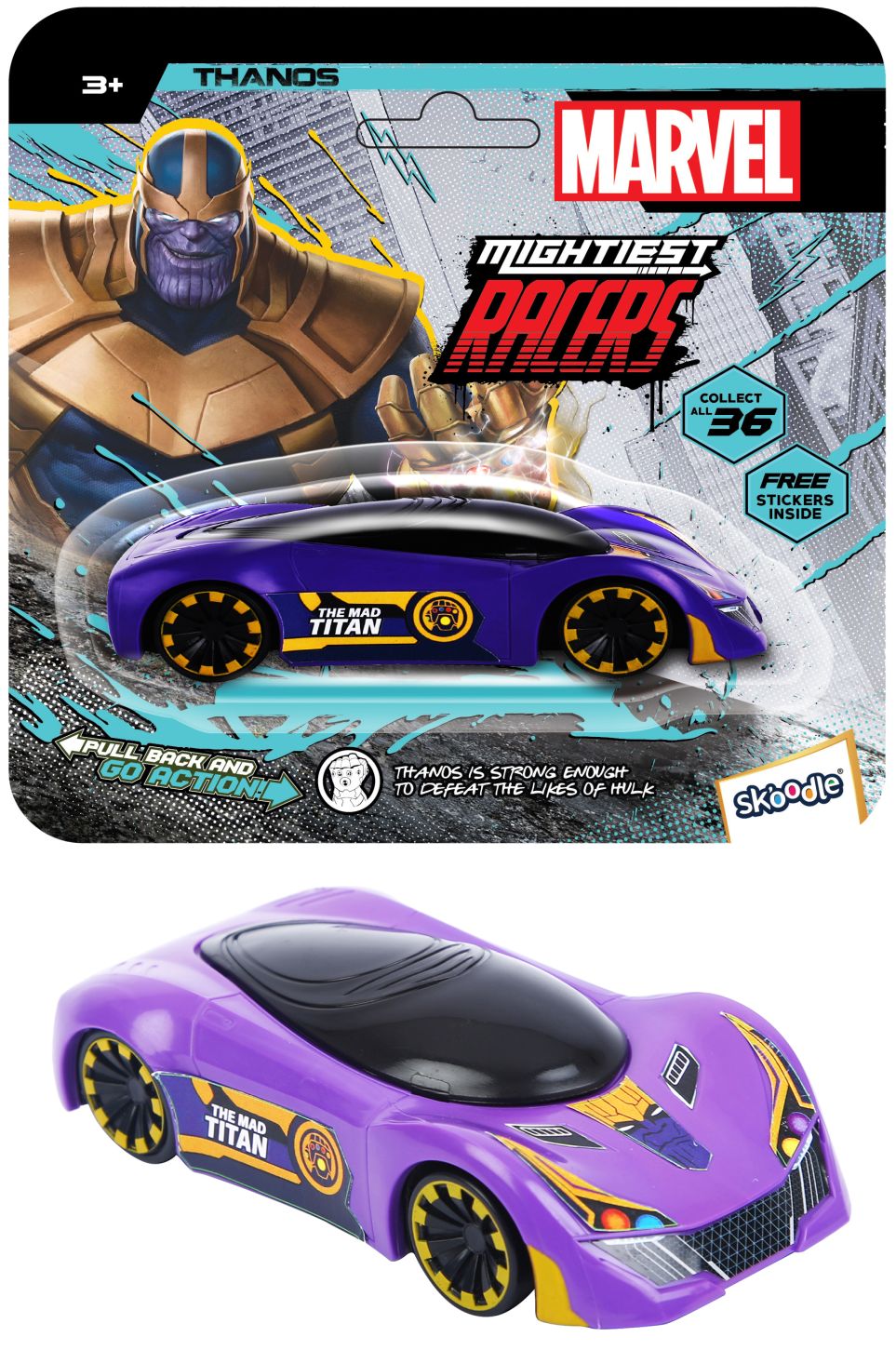 Marvel Mm Racer Thanos-Cars & Vehicles-MONDO-