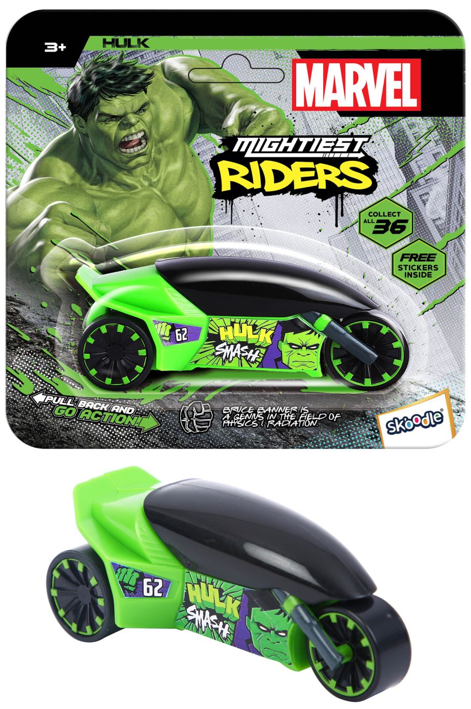 Marvel Mm Rider Hulk-Cars & Vehicles-MONDO-