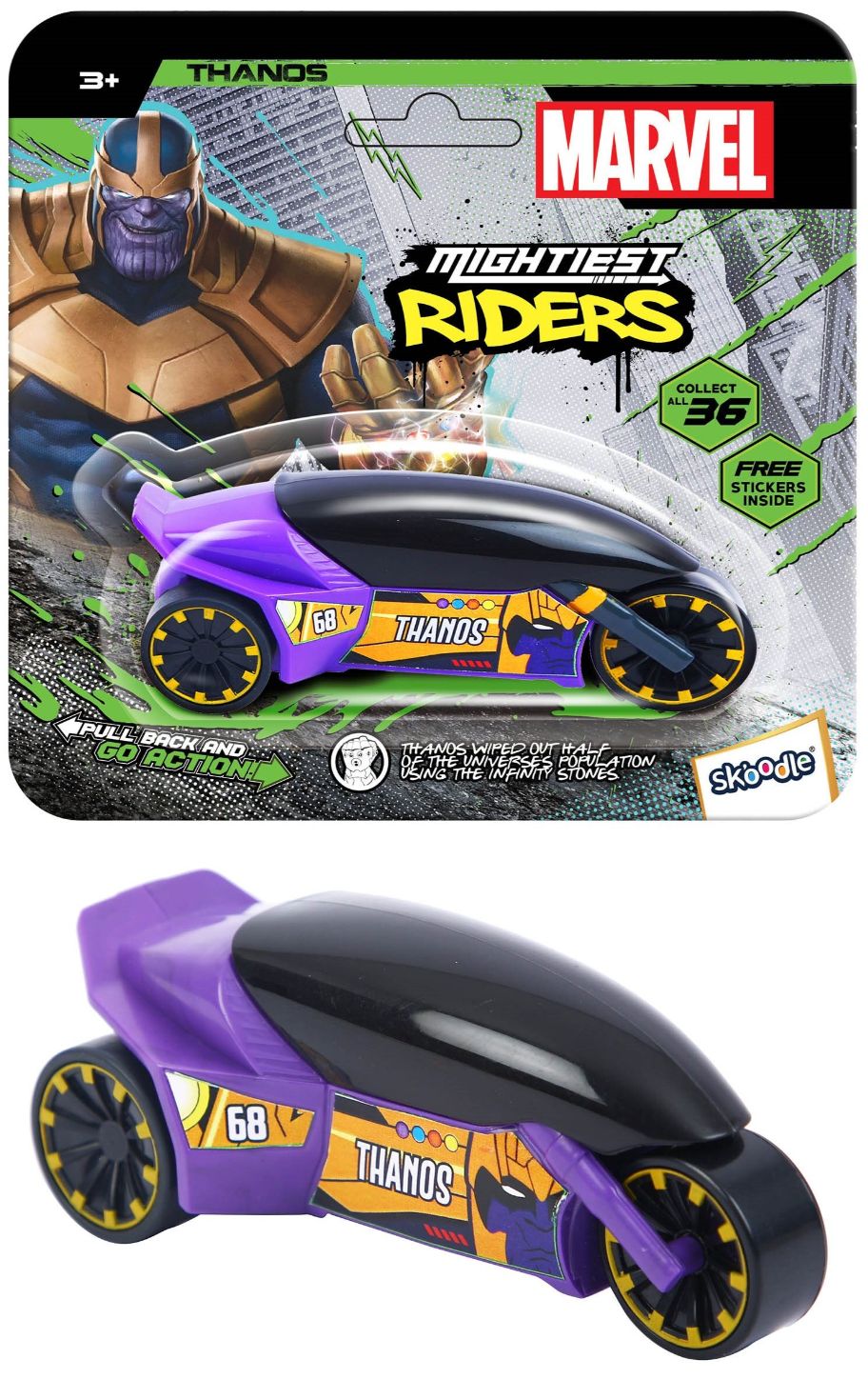 Marvel Mm Rider Thanos-Cars & Vehicles-MONDO-