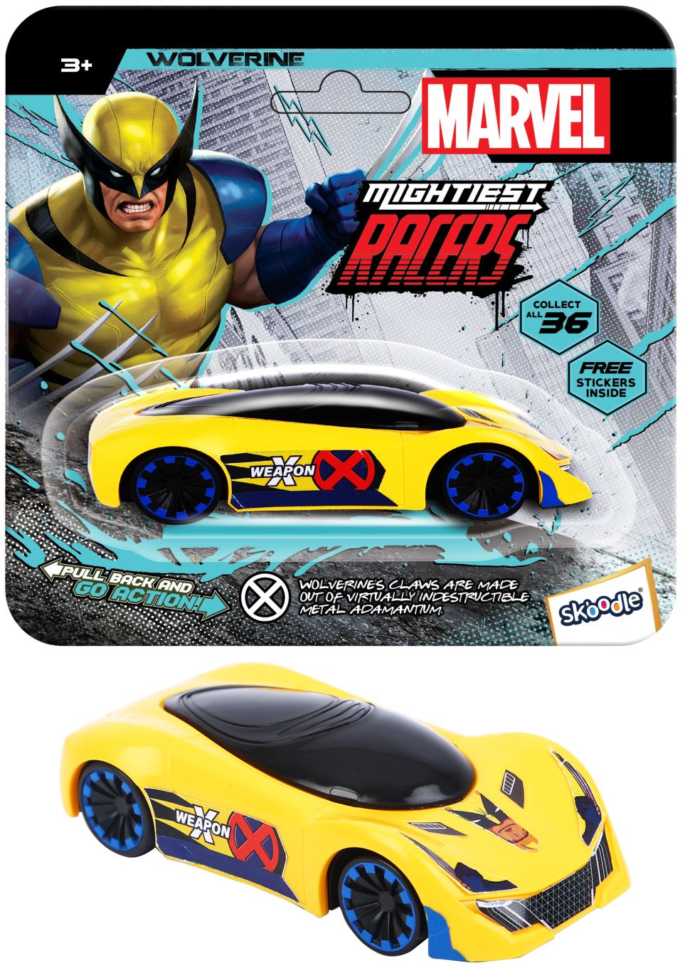 Marvel Mm Racer Wolverine-Cars & Vehicles-MONDO-