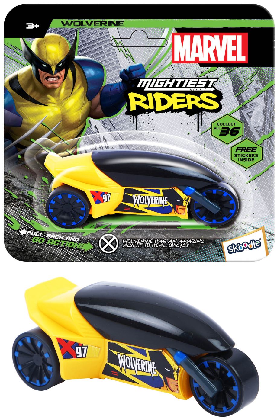 Marvel Mm Rider Wolverine-Cars & Vehicles-MONDO-