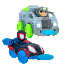 SPIDEY N FRIENDS MILES+RHINO 2PK
