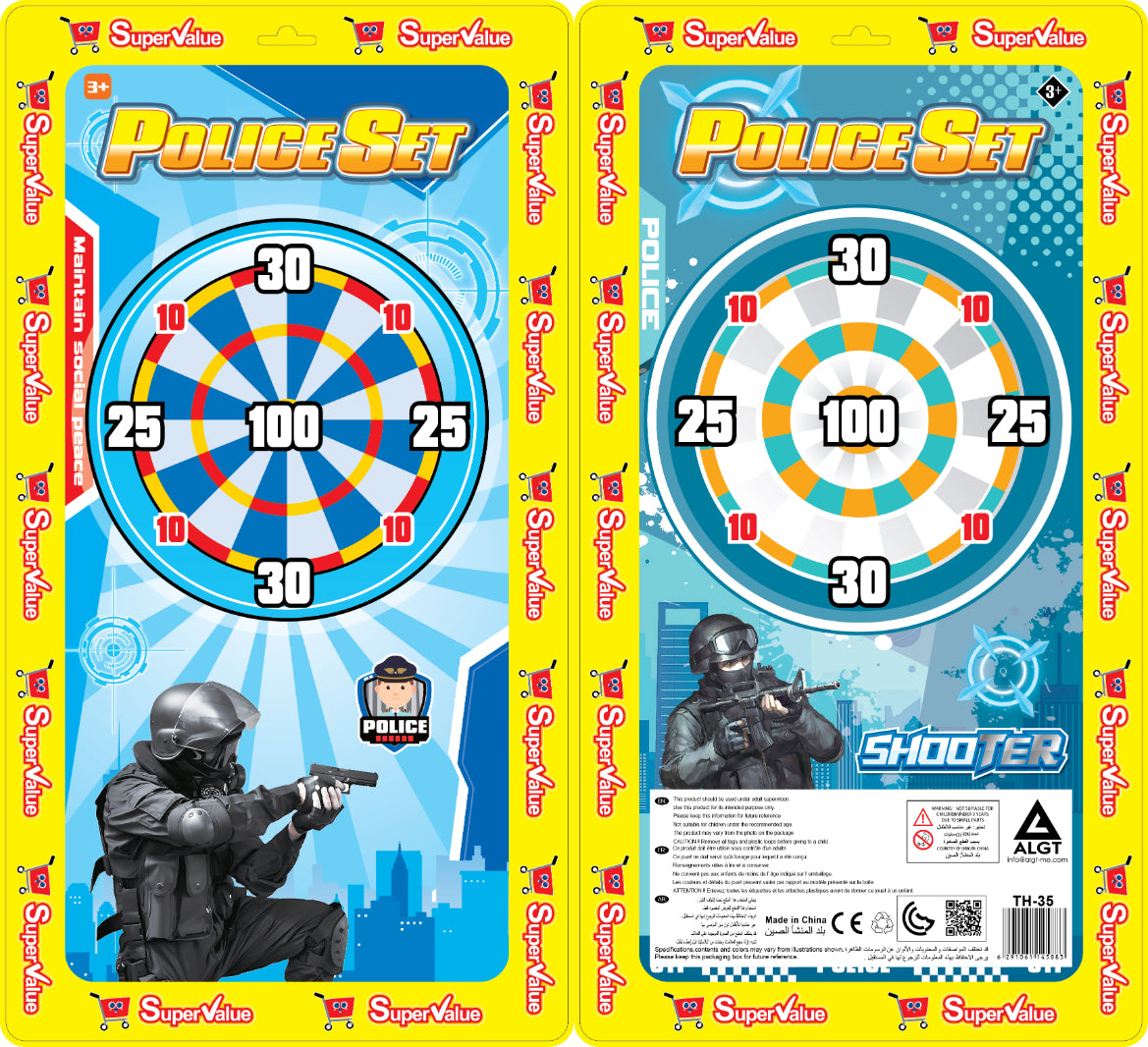 Supervalue Police Set 4Asst