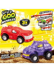 Heros Of Goo Jit Zu Goo Mobiles Versus Smash Pack- Brawlin' Blazagon Vs Treadz Shredz-Goo Jit Zu-630996426753