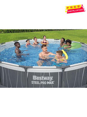 Bestway Poolset Steelpro Max Led 457X107-SWIMMING POOL-Bestway-