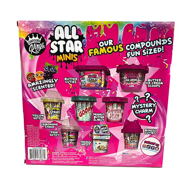 Wecool Allstar Mini Whcky Scnts 8Pk-Slime & Dough-We Cool-804589665465