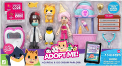 Adoptme Hospital & Ice Cream Parlour-ACTION FIGURES & PLAYSETS-JASWAR-191726707080