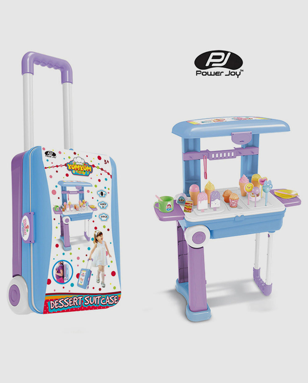 P.Joy Yumyum Dessert Suitcase-Dolls & Accessories-P.JOY-6291061135228