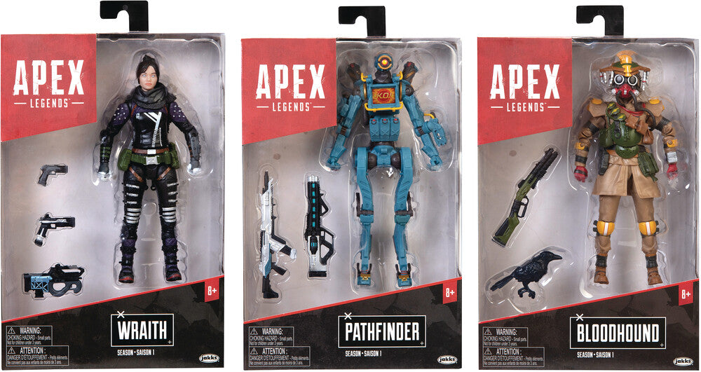 Apex Legends 6" Fig S1 Asst. 3(Assorted - Includes 1)-ACTION FIGURES & PLAYSETS-Apex-192995407091