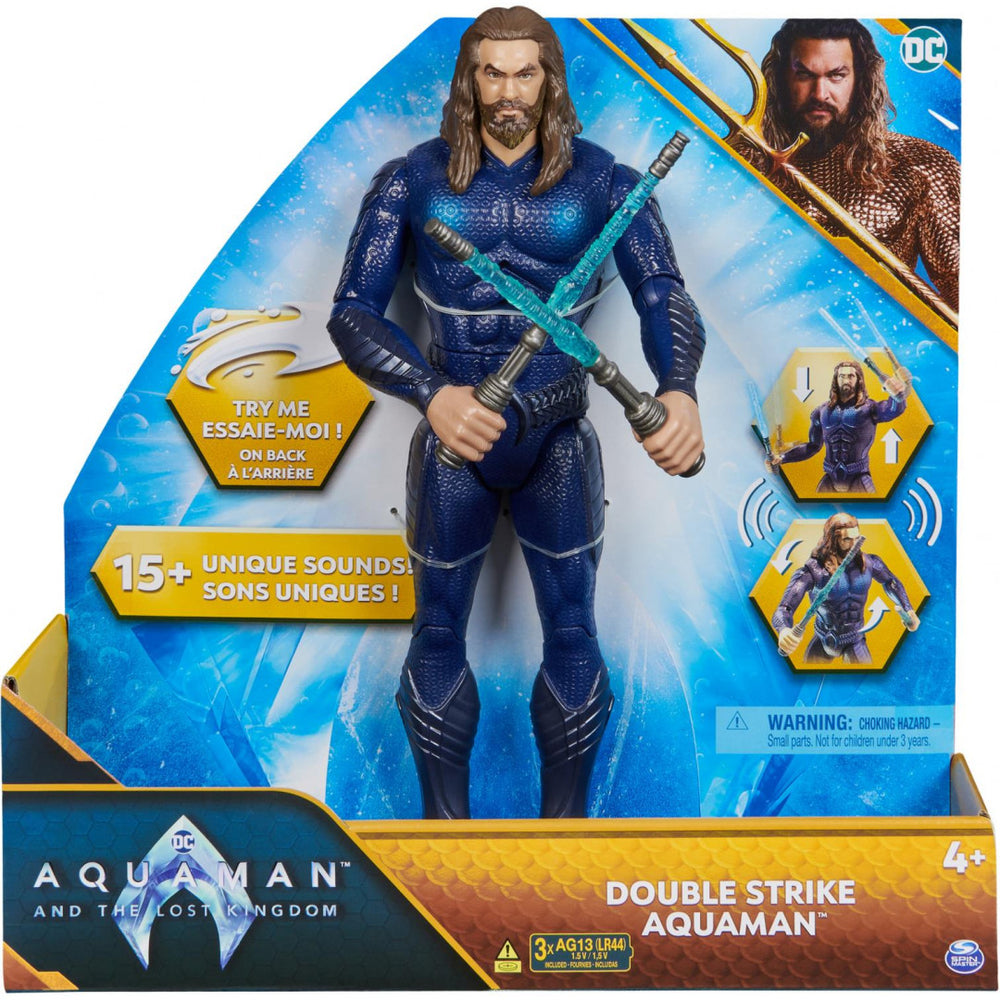 Dc Aquaman Movie Fig 12" Dlx W/Feature by DC Aquaman for kids - toys
