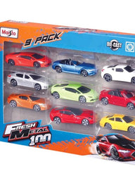 FM 3" Vehicles, 9 Pack