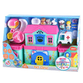 PLAYGO ANIMAL COMPLEX CLINIC B/O - 16 PCS *