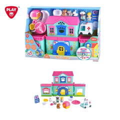 PLAYGO ANIMAL COMPLEX CLINIC B/O - 16 PCS *