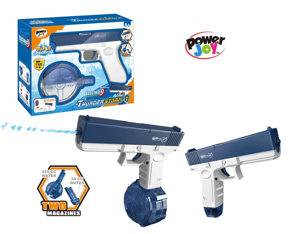P.Joy Watershooterz Gun T.Storm1 Bpc B/O-WATER BLASTERS-P.JOY-