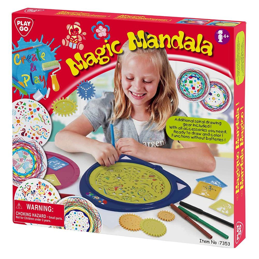 PLAYGO MAGIC MANDALA - 27 PCS by Play Go for kids - toys