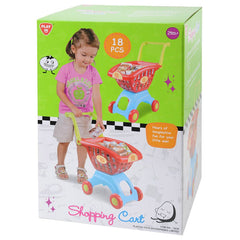 PLAYGO HOLD- SHOPPING CART - 18 PCS