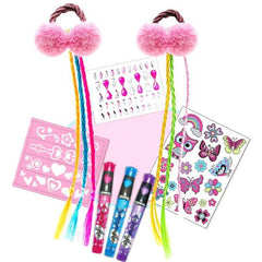 Fabulous Hair & Tattoo Art Set-party accessories