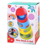 PLAYGO DINO STACK & ROLL - 6 PCS