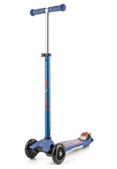 Maxi Micro Deluxe With T- Bar (Blue)-Ride-On & Scooters-Micro-7640108560759
