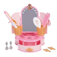 Dprincess Style Hair&Makeup Mirror B/O-Dolls & Accessories-JAKKS-