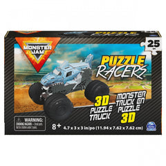 Puzzle Monster Jam 3D Truck Asst.-Games & Puzzles-Spin Master Games-